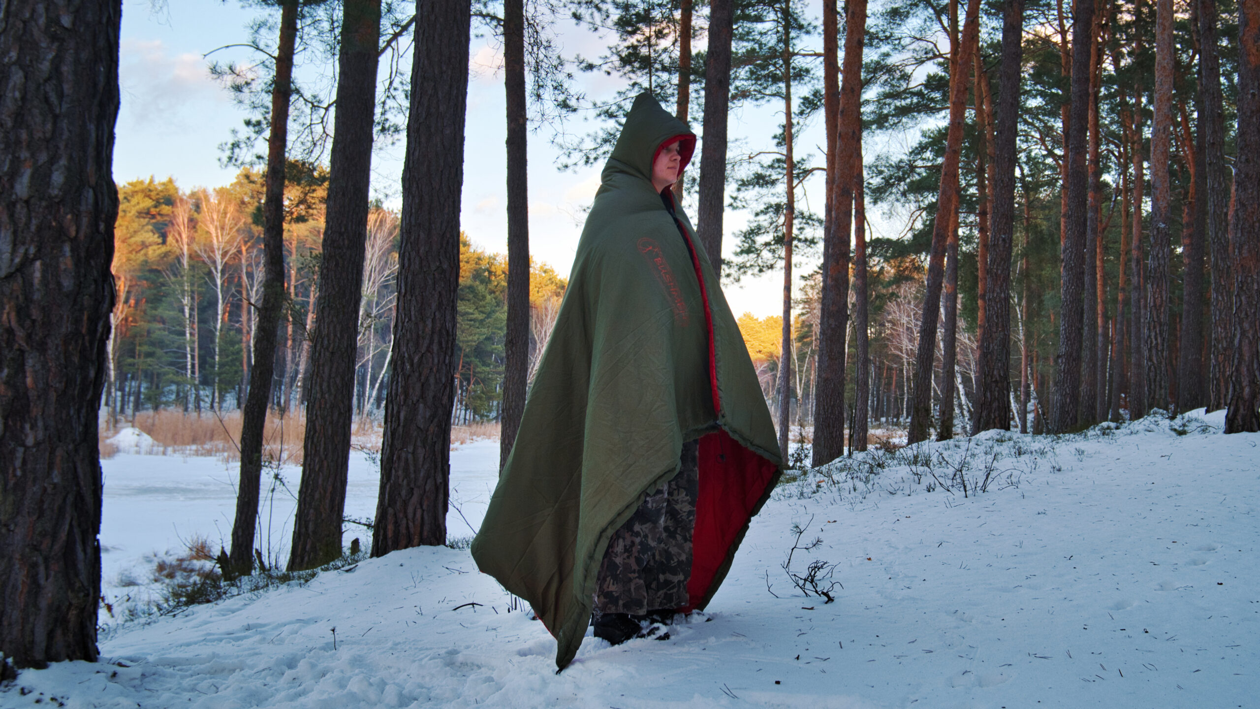 Easy Under Quilt 2,2 m 4 EASY Under quilt green poncho scaled 1 Easy Under Quilt 2,2 m - Image 4