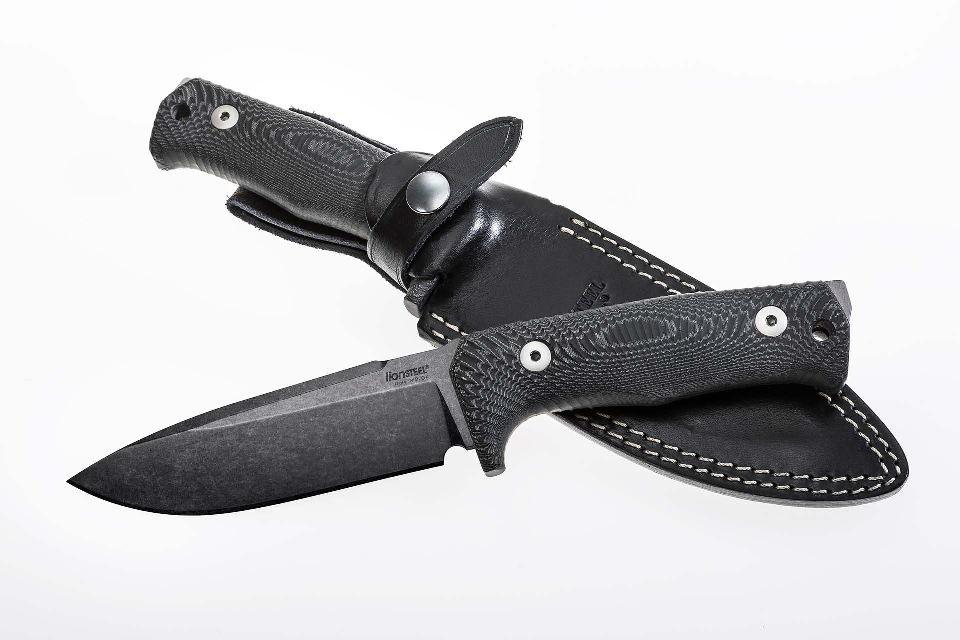 lionSTEEL T5 14 t5 black micarta black blade lionSTEEL T5 - Image 14