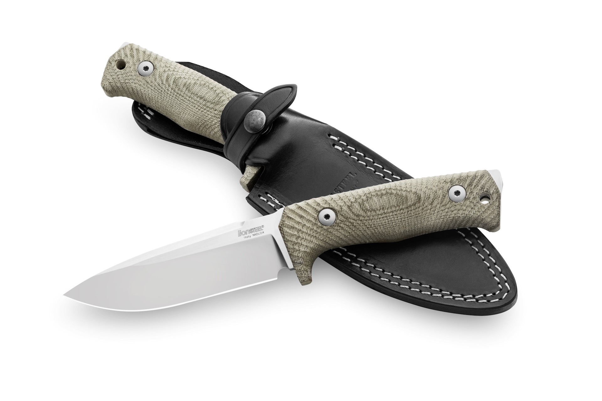 lionSTEEL T5 16 t5 green canvas satin finished blade lionSTEEL T5 - Image 16
