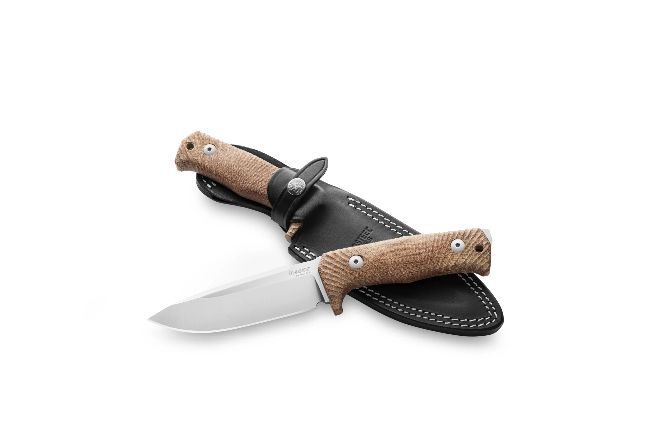 lionSTEEL T5 17 t5 natural canvas satin finished blade scaled lionSTEEL T5 - Image 17