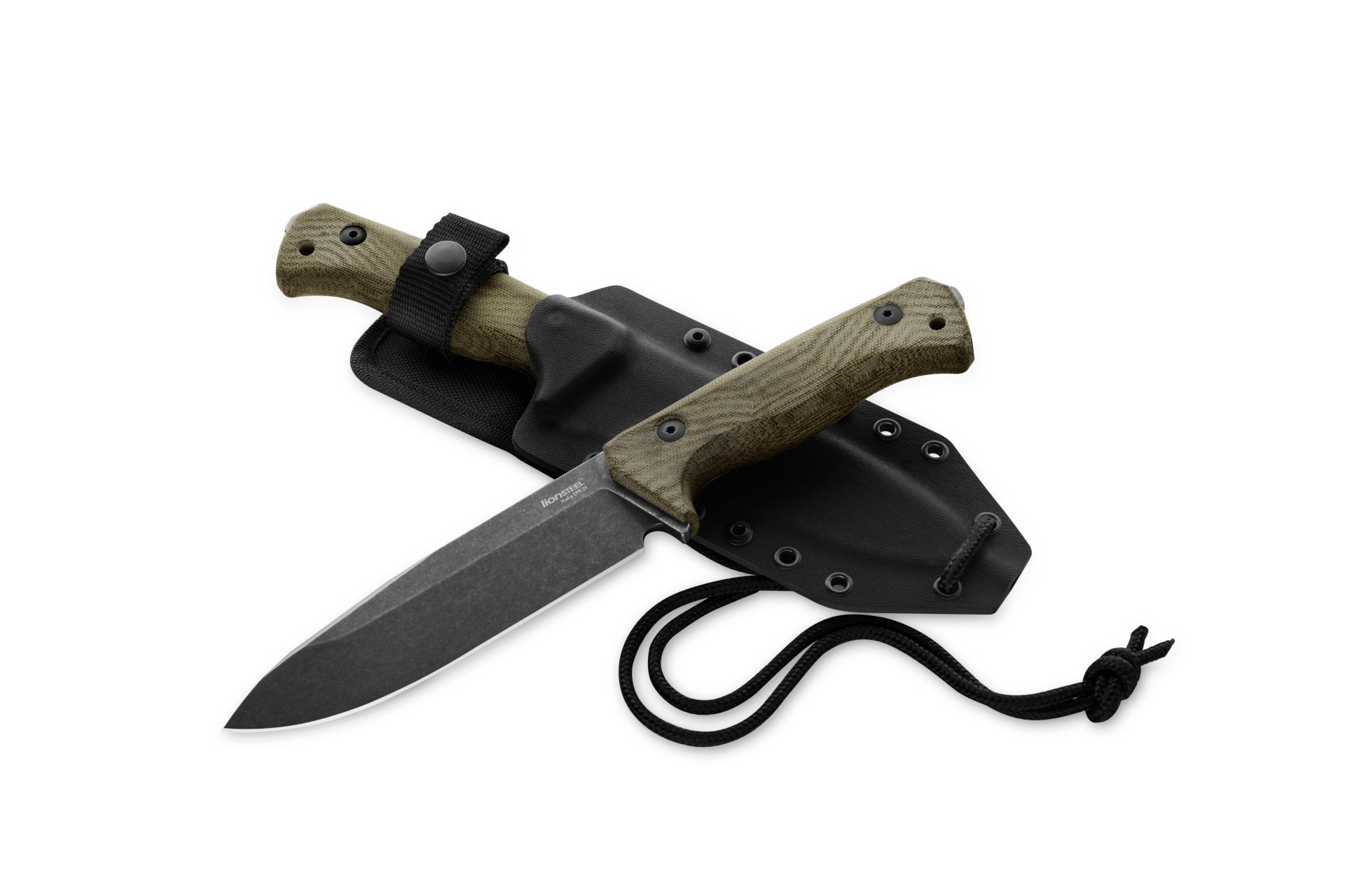 lionSTEEL T6 Micarta BB 16 t6 green canvas old black blade lionSTEEL T6 Micarta BB - Image 16